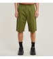 G-Star Short Chino plisado verde
