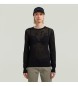 G-Star Jersey Pointelle negro