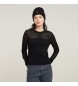 G-Star Pointelle jumper black