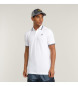 G-Star Polo Dunda Slim Stripe vit