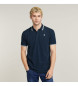 G-Star Polo Dunda slim a righe blu scuro