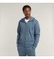 G-Star Premium Core Hooded Zip niebieski