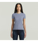 G-Star T-shirt côtelé lilas