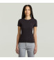 G-Star T-shirt côtelé noir