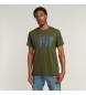 G-Star T-shirt Shattered verde