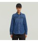 G-Star Camicia blu slim fit western