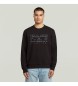 G-Star Sudadera Text Graphic negro
