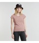 G-Star Eyben Slim T-shirt roze