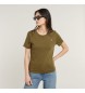 G-Star Camiseta Front Seam verde