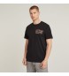 G-Star T-shirt topografia nera