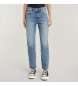 G-Star Jeans Viktoria Hoog Recht Blauw