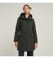 G-Star Vodan dark grey hooded, lined, close-fitting parka