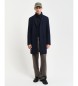 Gant Cappotto classico in lana blu scuro