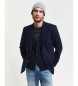 Gant Club Jacka Flanell Ull Slim Fit Flanell Club Jacka marinblå