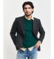 Gant Slim Fit Anzug Blazer Donegal dunkelgrau