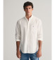 Gant Camisa Regular Fit poplin branco