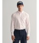 Gant Chemise en popeline à coupe régulière Banker Stripe Light Pink