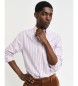 Gant Camicia d'archivio vestibilit regolare in Oxford a righe rosa