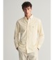 Gant Gelbes Regular Fit Oxford-Hemd mit feinen Streifen