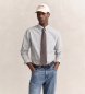 Gant Camicia Oxford Regular Fit righe verde