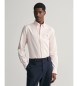 Gant Camisa Oxford Slim Fit rosa