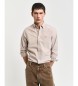 Gant Camisa Oxford Slim Fit beige