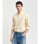 Gant Camisa Oxford Slim Fit amarillo