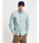 Gant Slim Fit Oxford overhemd turquoise