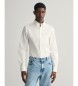 Gant Oxford Slim Fit Stretch skjorte hvid