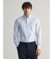 Gant Oxfordskjorta i stretch med smal passform blå