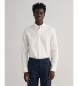 Gant Pinpoint Oxford Regular Fit skjorte hvid