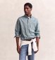 Gant Camicia in popeline Regular Fit verde