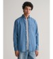 Gant Camisa Regular Fit azul