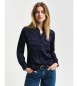 Gant Regular Fit Hemd mit Tasche in Navy