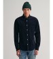 Gant Regular Fit navy skjorte i fløjl