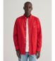 Gant Camicia in popeline rosso dalla vestibilità regolare