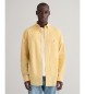 Gant Regular Fit Poplin Overhemd geel