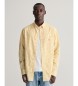 Gant Chemise en popeline à carreaux Vichy, coupe régulière, jaune