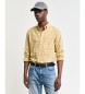 Gant Camicia dalla vestibilit regolare in twill a quadri Tattersall giallo