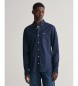 Gant Camicia in popeline blu scuro dalla vestibilità slim