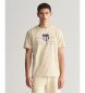 Gant Archiv Schild-T-Shirt beige