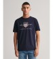Gant Archive Shield T-shirt marinblå
