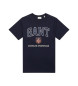 Gant Grafik-T-Shirt navy