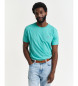 Gant T-shirt Scudo Regular Fit Turchese