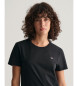 Gant T-shirt Shield preta