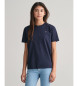 Gant T-shirt per adolescenti con scudo blu scuro