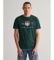 Gant Archive Shield T-shirt vert