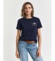 Gant T-shirt Archive Shield azul-marinho