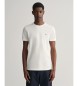 Gant Wit piqu T-shirt