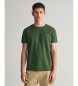 Gant T-shirt en piqu vert